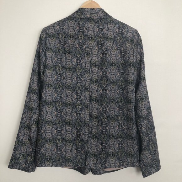 Printed Boyfriend Blazer - Picture 4 of 5